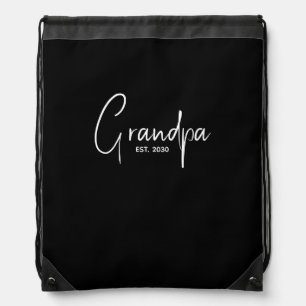 Grandpa Established Gift Drawstring Bag