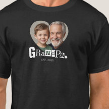 Grandpa Established Photo Gift For Grandfather