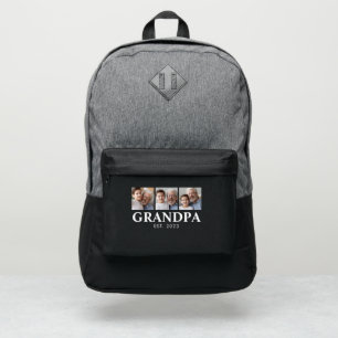 Grandpa Established Photo Grandparents Day Port Authority® Backpack