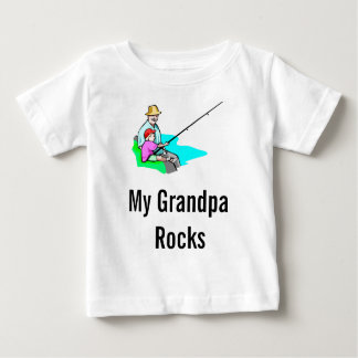 grandpa fishing, My Grandpa Rocks Baby T-Shirt