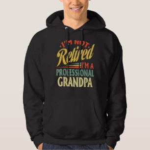 Grandpa  For Men  Fathers Day Retired Grandfather Hoodie