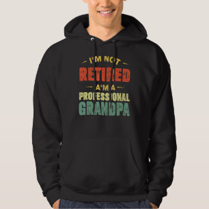 Grandpa For Men Fathers Day Retired Grandfather Hoodie