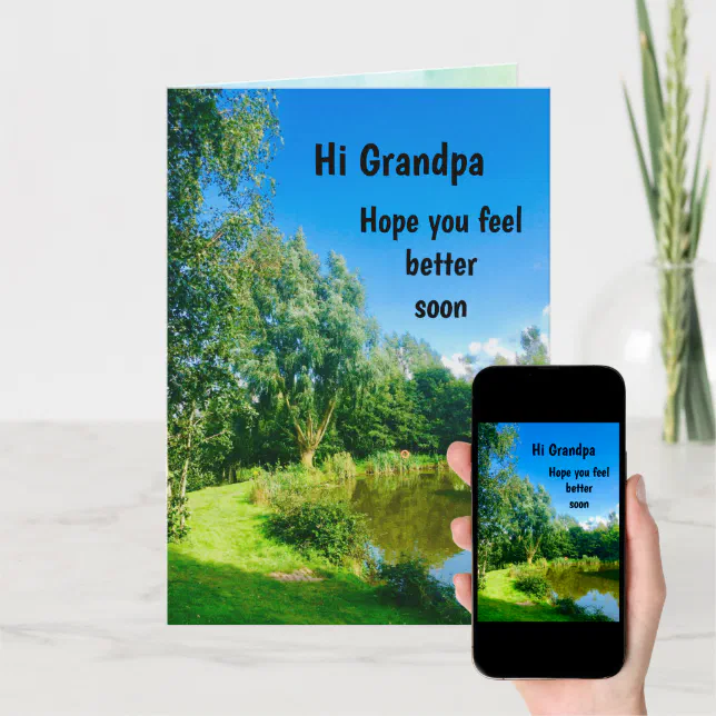 Grandpa Get Well Soon Greeting Card Zazzle
