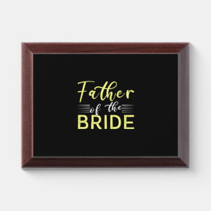 Grandpa Gift Father Of The Bride Award Plaque