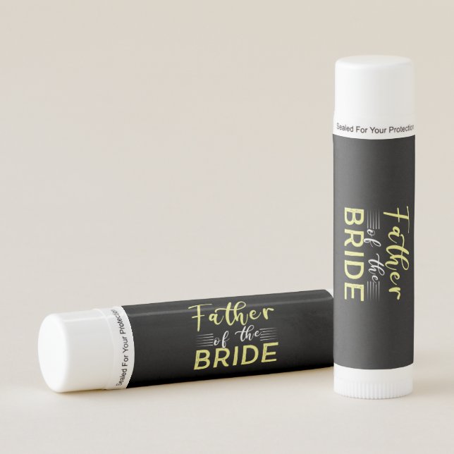 Grandpa Gift | Father Of The Bride Lip Balm (Front)