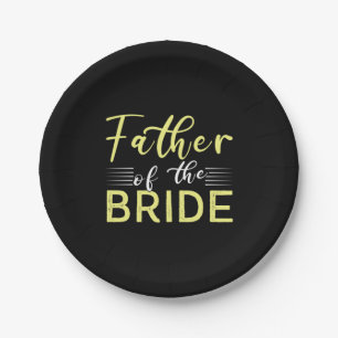 Grandpa Gift Father Of The Bride Paper Plates