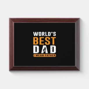 Grandpa Gift I Mean Father Award Plaque
