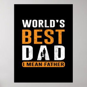 Grandpa Gift I Mean Father Poster