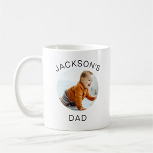 Grandpa Gift Personalized Baby Face For Grandpa  Coffee Mug