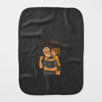 Grandpa Got Me Burp Cloth