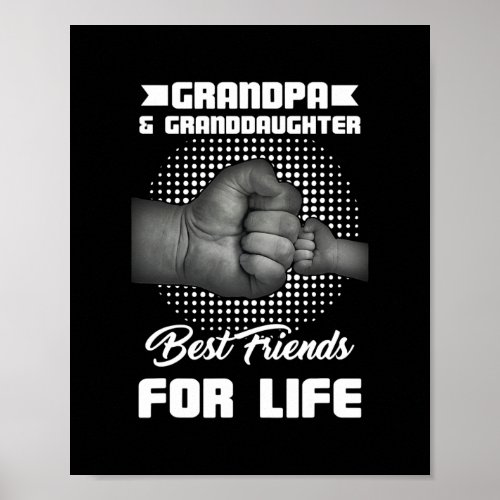 Grandpa Granddaughter Best friends Grandpa  Poster