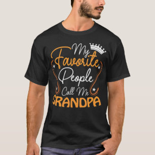 Grandpa Grandfather buddha background T-Shirt