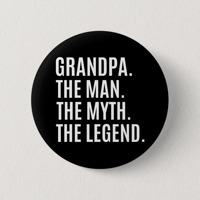 Grandpa/Grandfather Gift Button (Front)