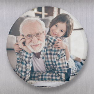 Grandpa Grandfather Grandad Full Photo Magnet