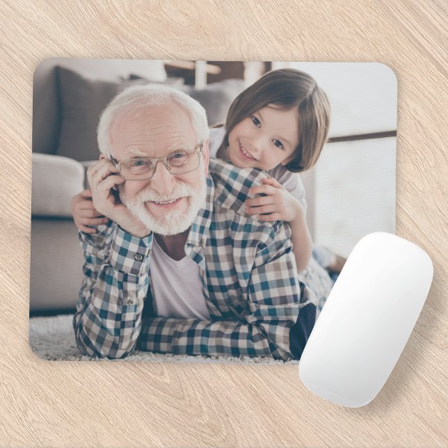 Grandpa Grandfather Grandad Full Photo Mouse Pad (Creator Uploaded)