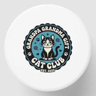 Grandpa Grandma Cat Gift Pet Lover Shirt Art - Gra Mini Candle Favors