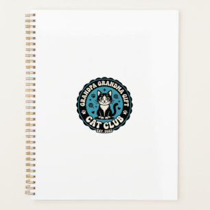 Grandpa Grandma Cat Gift Pet Lover Shirt Art - Gra Planner
