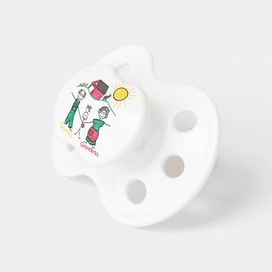 Grandpa Grandma & Me Pacifier (Front Right)