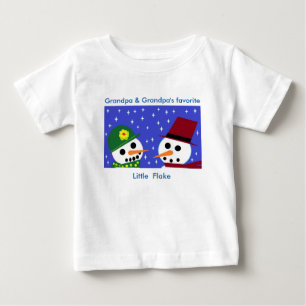 GRANDPA & GRANDPA'S FAVORITE LITTLE FLAKE BABY TEE