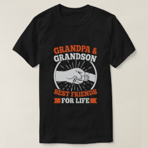 Grandpa Grandson best friends Baby  T-Shirt