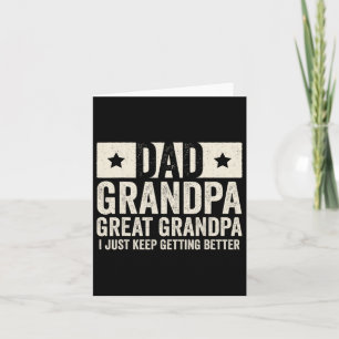 Grandpa Great Grandpa Father#39;s Day From Grandki Card