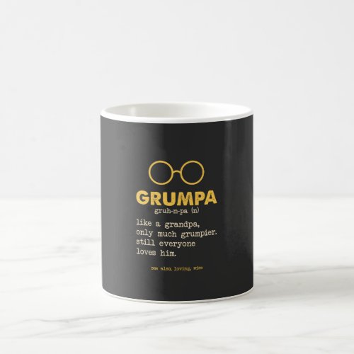 Grandpa _ Grumpa Definition Coffee Mug