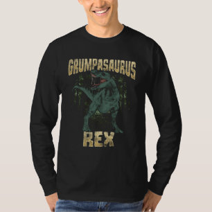 Grandpa Grumpasaurus Rex Dinosaur T Rex T-Shirt