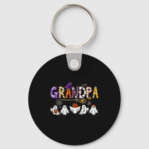 Grandpa Halloween Boo Ghost Horror Costume Funny P Keychain