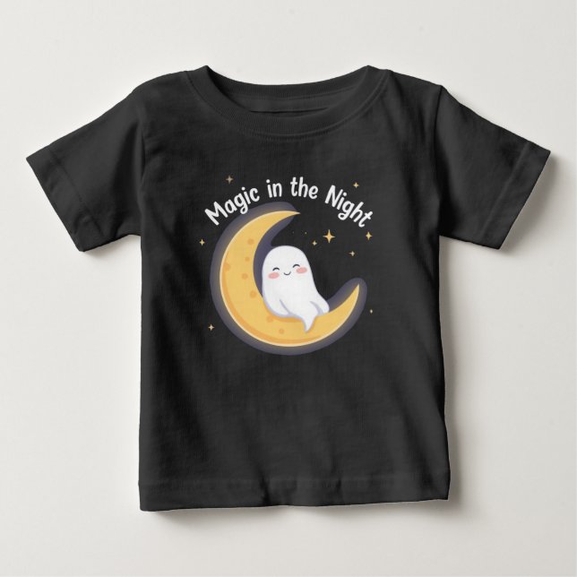Grandpa in the Moon – Cute Dreamy Kids T-Shirt Gif (Front)