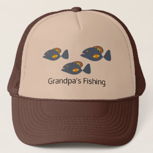 Grandpa is Fishing Trucker Hat