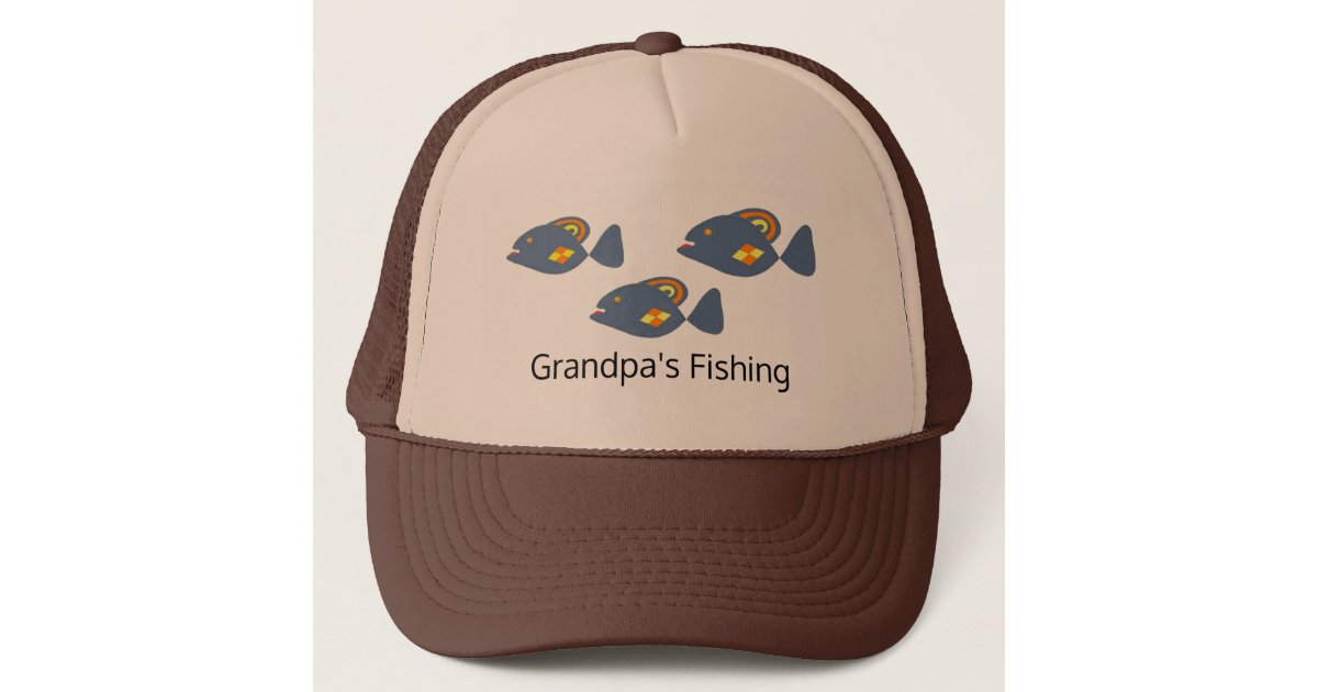 Grandpa is Fishing Trucker Hat