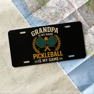 Grandpa Is My Name License Plate