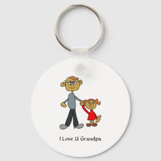 Grandpa_keychain ART(Personalize) Keychain