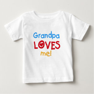 Grandpa Loves Me Baby T-Shirt