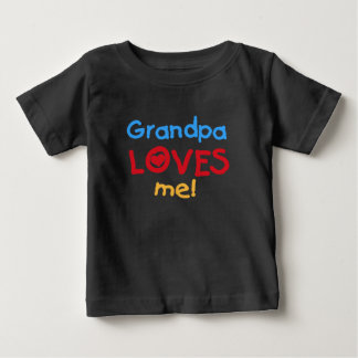 Grandpa Loves Me Baby T-Shirt