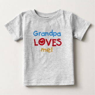 Grandpa Loves Me Baby T-Shirt