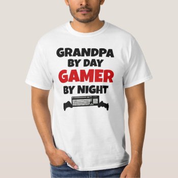 Grandpa Loves Playing Video Games T-shirt by Graphix_Vixon at Zazzle