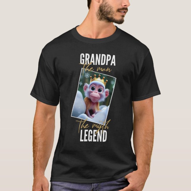 Grandpa  man  myth  legend  Father's Day   T-Shirt (Front)