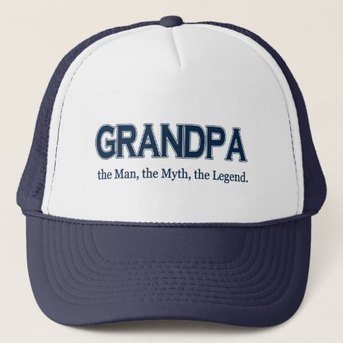 Grandpa Man Myth Legend  hat