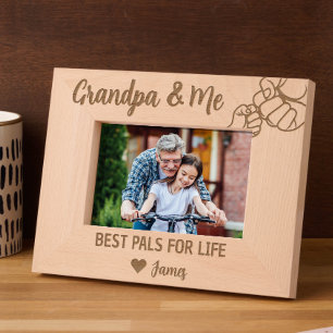Grandpa & Me – Best Pals for Life from Grandson Engraved Frames