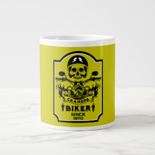 Grandpa Motorbike Rider Giant Coffee Mug