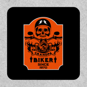 Grandpa Motorbike Rider Patch