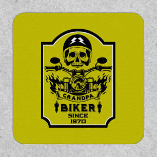 Grandpa Motorbike Rider Patch