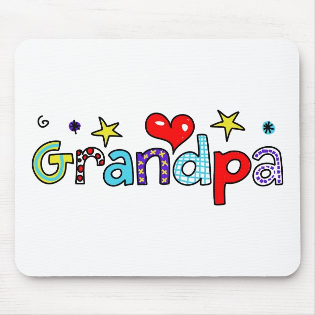 Grandpa Mouse Pad (Front)