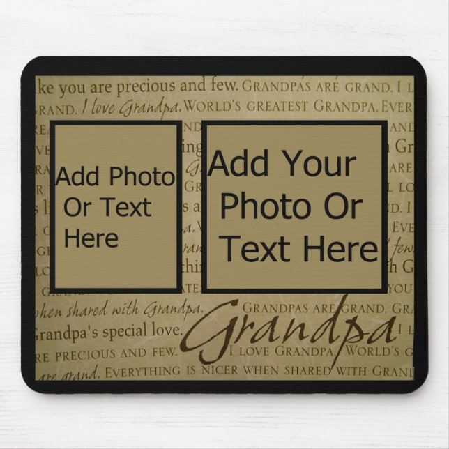 GRANDPA-MOUSEPAD MOUSE PAD (Front)