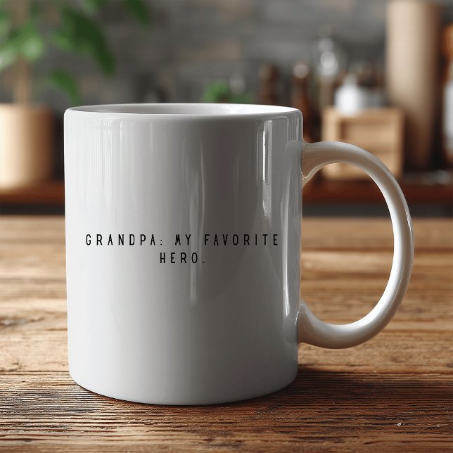 GRANDPA My Favorite Hero  Coffee Mug (Creator Uploaded)