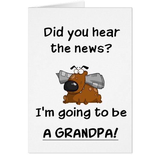 Grandpa News Cards (Front)