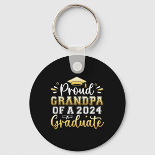 Grandpa Of A 2024 Graduate Senior Graduation Men Keychain