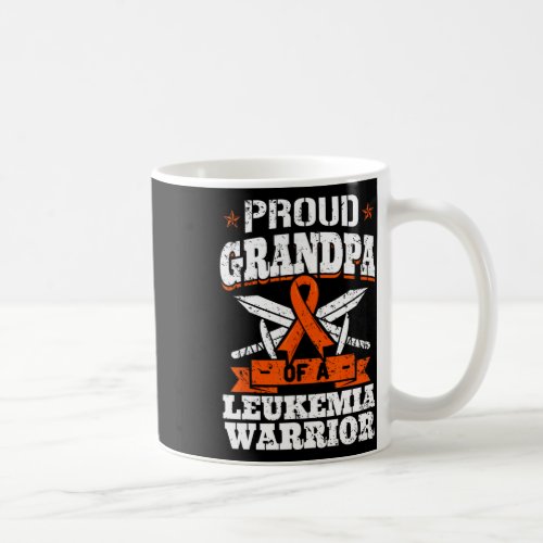 Grandpa Of A Leukemia Warrior Abuelo Awareness Rib Coffee Mug