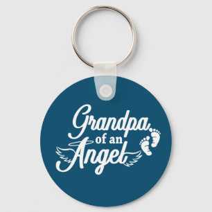 Grandpa of an Angel Keychain
